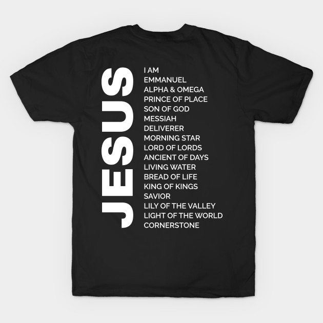 Names of Jesus Shirt by worshiptee